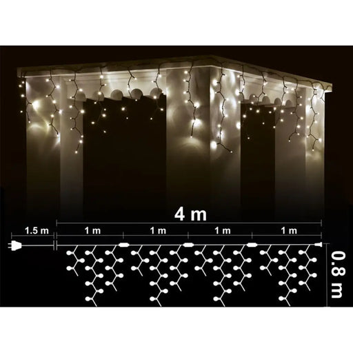 КОЛЕДНО ОСВЕТЛЕНИЕ ВИСУЛКА 4X80CM 152LED ENIGMA ET642B-K3