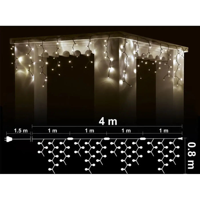 КОЛЕДНО ОСВЕТЛЕНИЕ ВИСУЛКА 4X80CM 152LED ENIGMA ET642B-K3