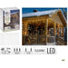 КОЛЕДНО ОСВЕТЛЕНИЕ ЗАВЕСА 200X70CM 189LED AX8441200