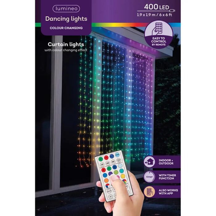 КОЛЕДНО ОСВЕТЛЕНИЕ ЗАВЕСА 400LED 190X190CM KAEMINGK 492938