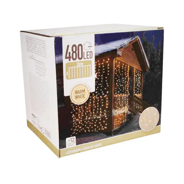 КОЛЕДНО ОСВЕТЛЕНИЕ ЗАВЕСА 480LED 200X300CM AX8405860