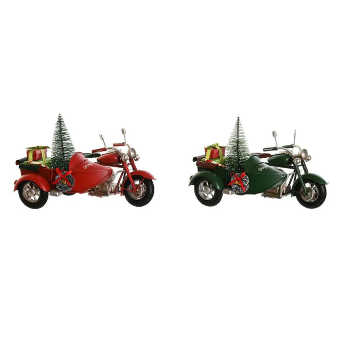 Коледна Украса DKD Home Decor Червен Зелен 19 x 14 x 13 cm