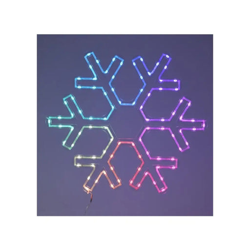 Коледна Украса Lifetime RGB Снежинки 50 x 43 cm LED RGB
