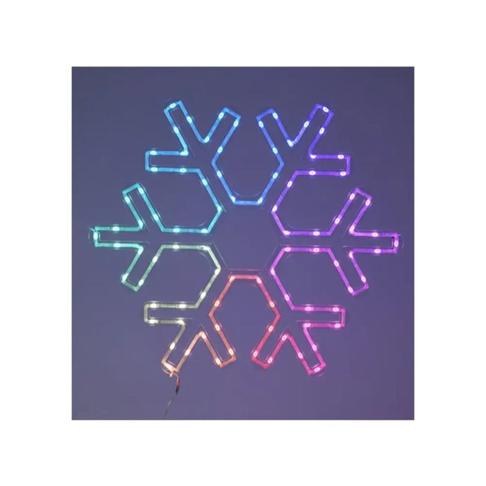 Коледна Украса Lifetime RGB Снежинки 50 x 43 cm LED RGB