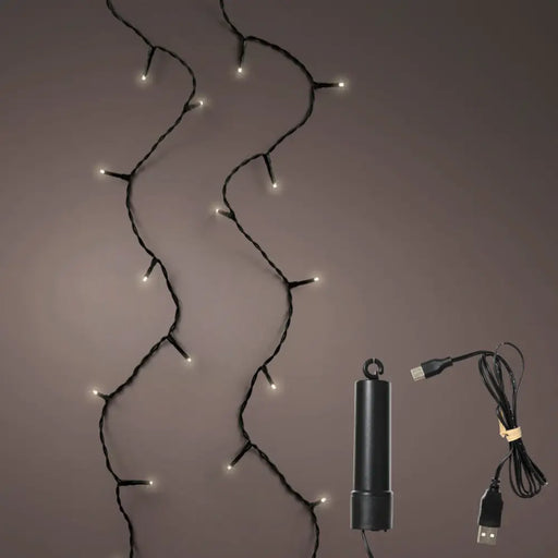 КОЛЕДНО ОСВЕТЛЕНИЕ ГИРЛЯНД 100LED 740CM USB RECHARCHABLE