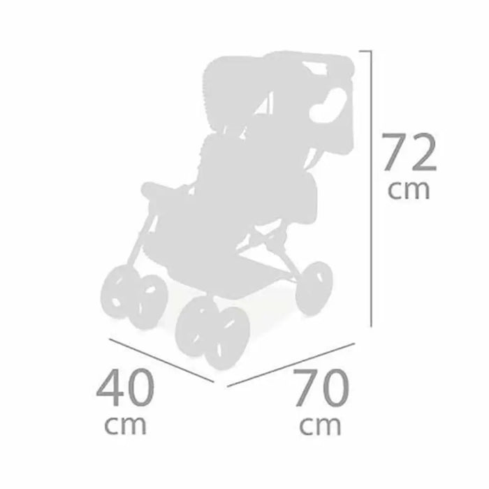 Количка за Кукли Decuevas Verona Близнак