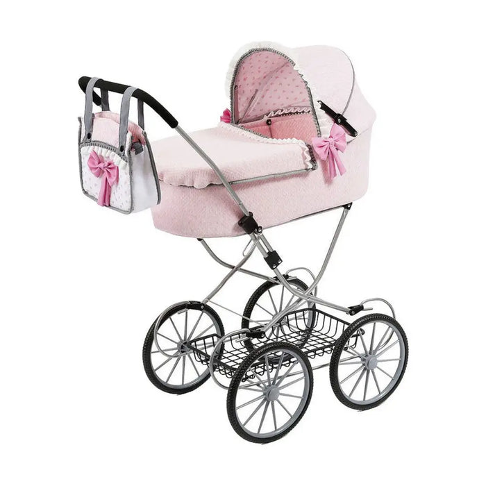 Количка за Кукли Reig Dolls Pram Розов 64 cm