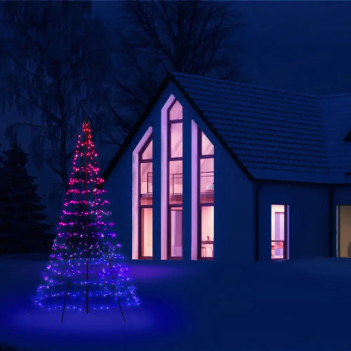КОЛЕДНО ОСВЕТЛЕНИЕ СТРИНГ ЗА ПИЛОН 300CM 450LED- С ПИЛОН