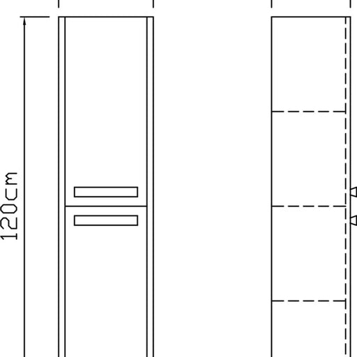КОЛОНА ЗА БАНЯ С ДВЕ ВРАТИ VICARD ЕЛИНОР