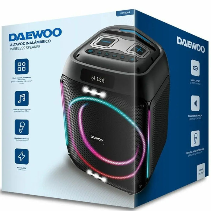 Колони за компютър Daewoo DW3009 Черен