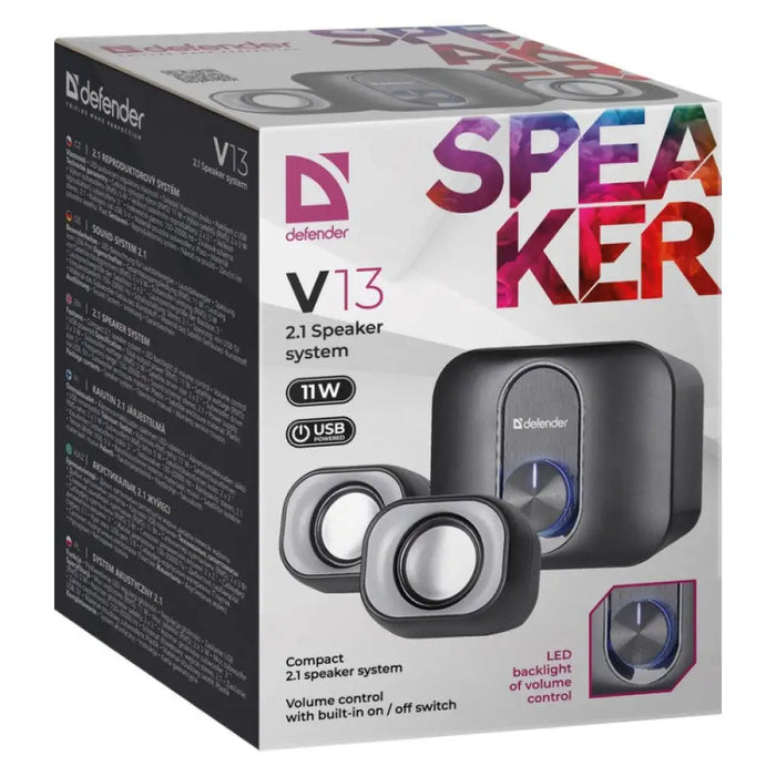 Колони за компютър Defender 65213 Черен 6 W 11 W