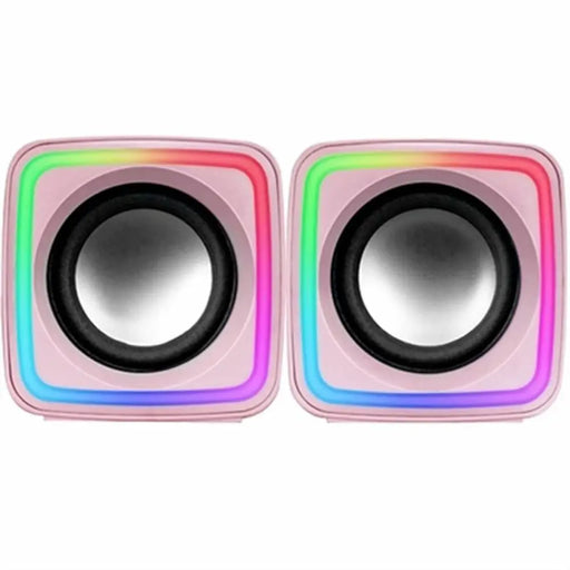 Колони за компютър Mars Gaming MSCUBEP 8W Розов 4 W