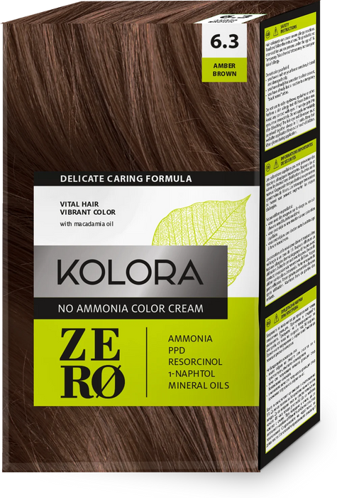 Боя за коса без амоняк - Nr. 6.3 Amber Brown, 1 бр