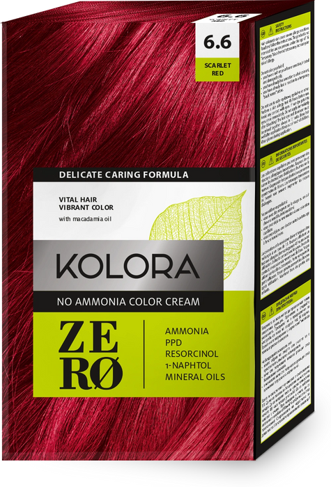 Боя за коса без амоняк - Nr. 6.6 Scarlet Red, 1 бр