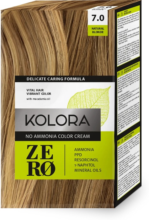 Боя за коса без амоняк - Nr. 7.0 Natural Blonde, 1 бр