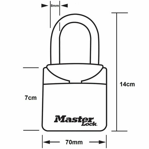 Комбиниран катинар Master Lock 5406EURD