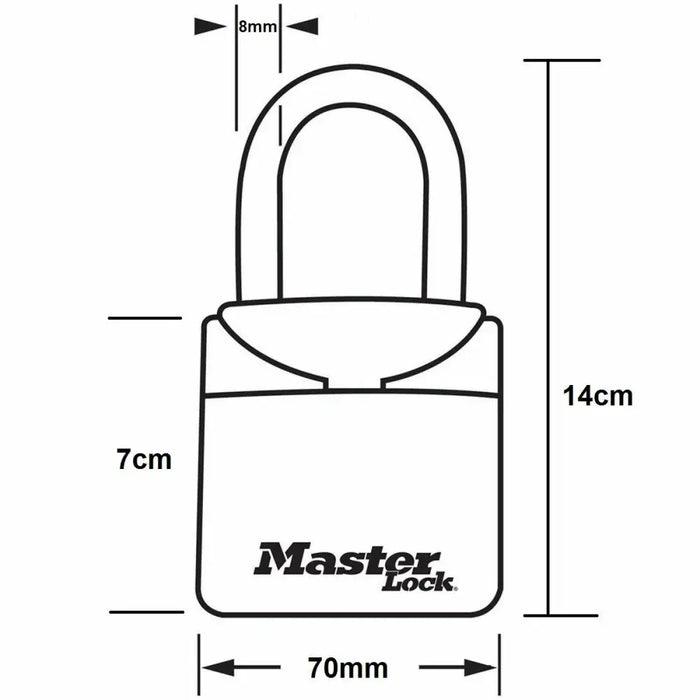 Комбиниран катинар Master Lock 5406EURD