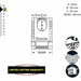 Комбиниран катинар Master Lock M1177EURD Месинг
