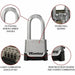 Комбиниран катинар Master Lock M176EURDLH 56 mm Стомана
