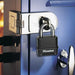 Комбиниран катинар Master Lock M178EURD Стомана цинк Черен