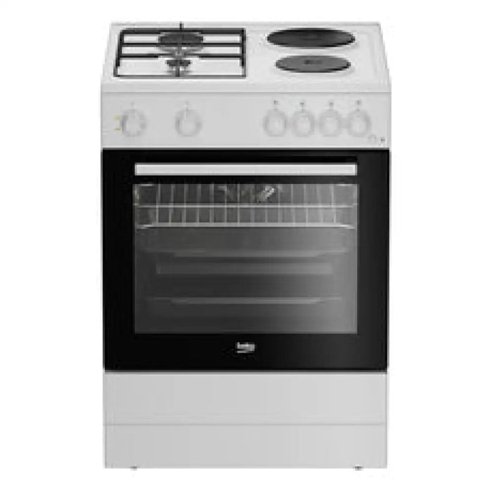 Комбинирана печка BEKO FSS 54010 DW A 2 ГАЗОВИ И 2