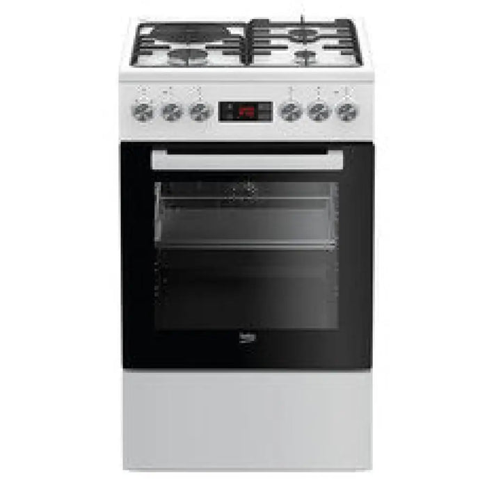 Комбинирана печка BEKO FSS 54010 DW A 2 ГАЗОВИ И 2