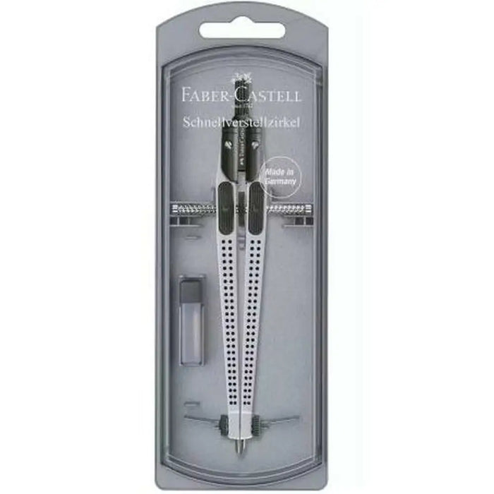 Компас Faber-Castell Сребрист свързан (5 броя)