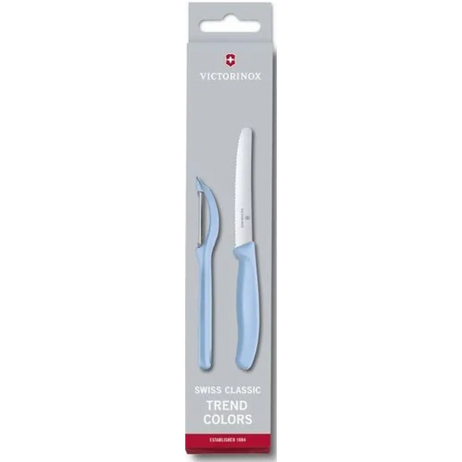 Комплект Victorinox Trend Color белачка + нож св.син
