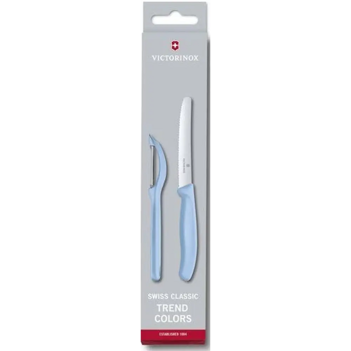 Комплект Victorinox Trend Color белачка + нож св.син