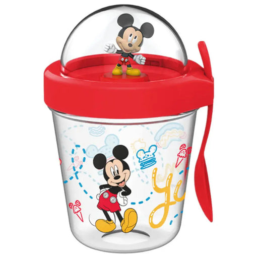 КОМПЛЕК ЧАША С ФИГУРА + НАСТОЛНА ИГРА MICKEY DISNEY