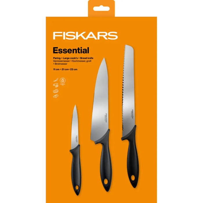 КОМПЛЕКТ 3 НОЖА FISKARS ESSENTIAL FISKARS