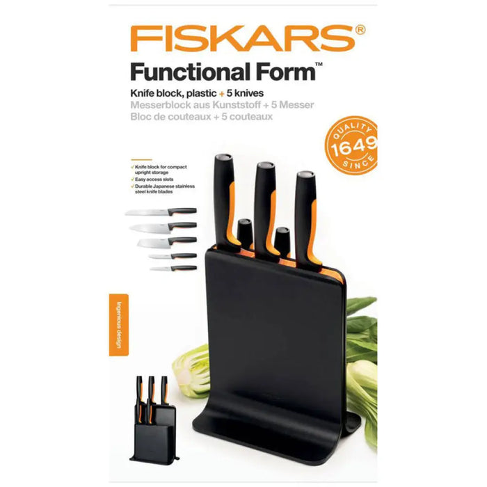 КОМПЛЕКТ 5 БР НОЖОВЕ FISKARS FUNCTIONAL FORM