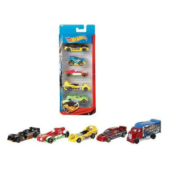 Комплект 5 Коли Hot Wheels 1806 Многоцветен Оранжев