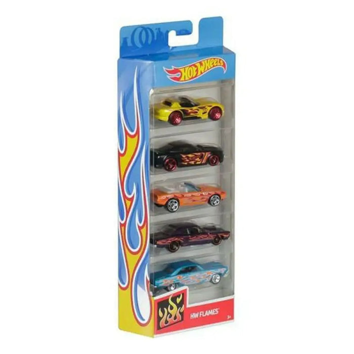 Комплект 5 Коли Hot Wheels 1806 Многоцветен Оранжев