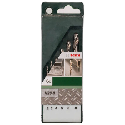 КОМПЛЕКТ 6 СВРЕДЛА ЗА МЕТАЛ BOSCH HSS-G