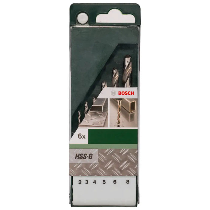 КОМПЛЕКТ 6 СВРЕДЛА ЗА МЕТАЛ BOSCH HSS-G