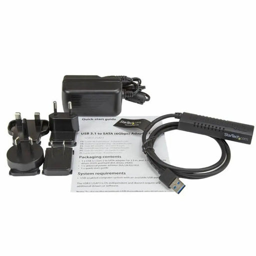 Комплект Адаптери Startech USB312SAT3 Черен