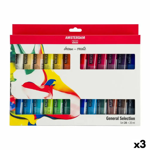 Комплект Акрилни Бои Talens Многоцветен 20 ml 24 Части (3