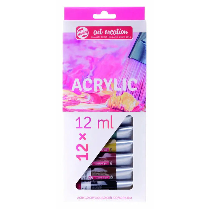 Комплект Акрилни Бои Talens Многоцветен 12 ml 12 Части