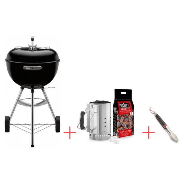 КОМПЛЕКТ БАРБЕКЮ РАЗПАЛ.,БРИКЕТИ,КУБЧЕТА,ЩИПКА WEBER WB
