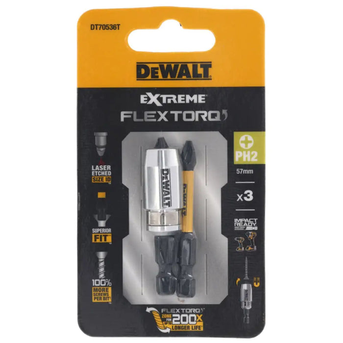 КОМПЛЕКТ БИТОВЕ С МАГНИТЕН ДЪРЖАЧ DEWALT DT70536T-QZ