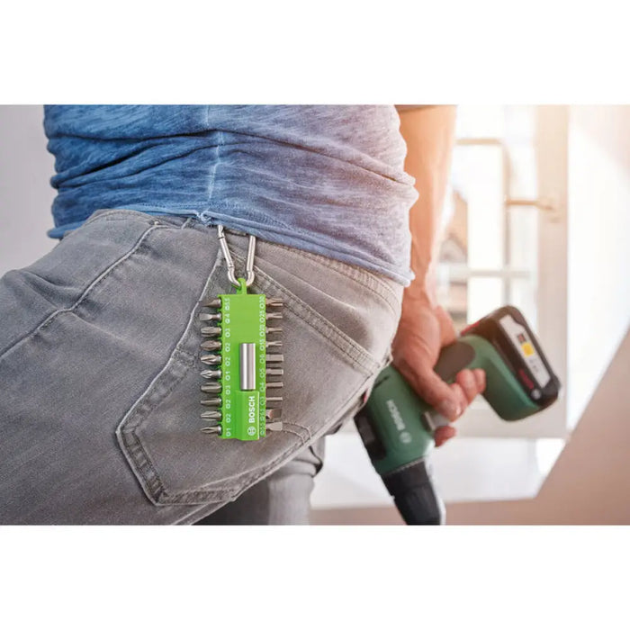 КОМПЛЕКТ БИТОВЕ 21 ЧАСТИ С КАРАБИНЕР BOSCH