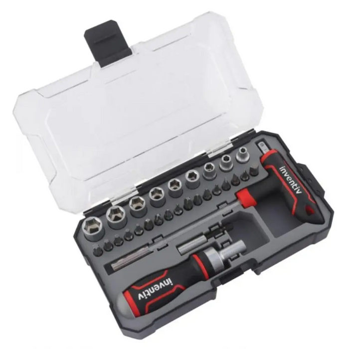 КОМПЛЕКТ БИТОВЕ С ОТВЕРТКА 29Ч. INVENTIV