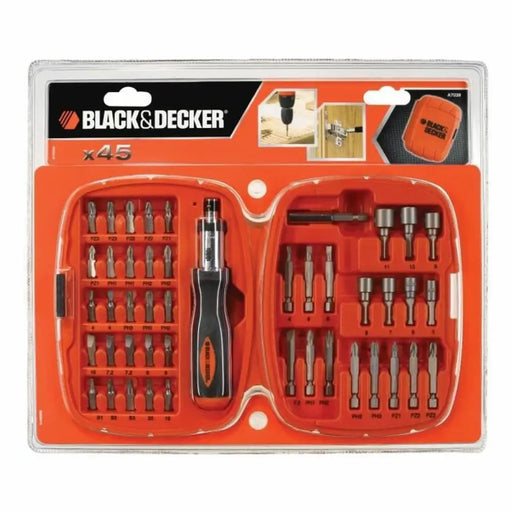 Комплект битове с отвертка Black & Decker A7039 -XJ 45