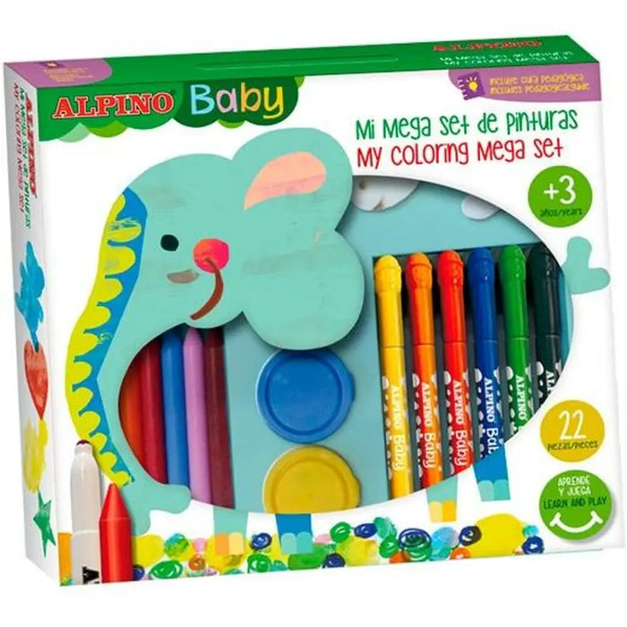 Комплект бои Alpino Baby Многоцветен 36 Части (4 броя)