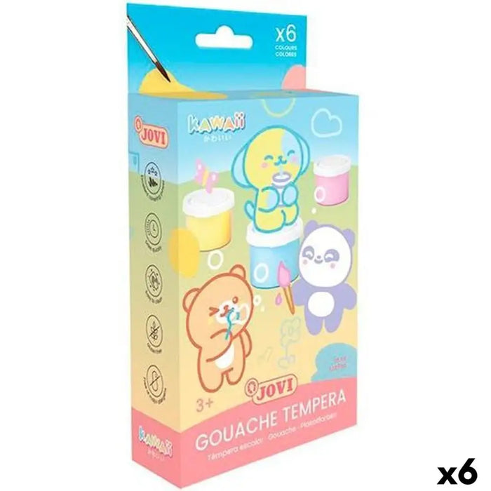 Комплект Бои Гваш Jovi KAWAII 35 ml 6 Части (6 броя)