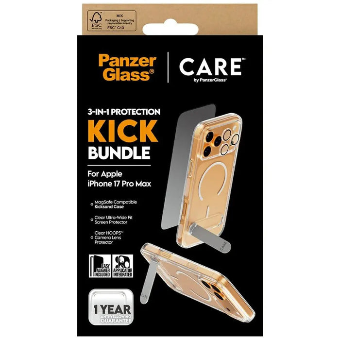 Комплект CARE от PanzerGlass Feature Kick 3в1 калъф