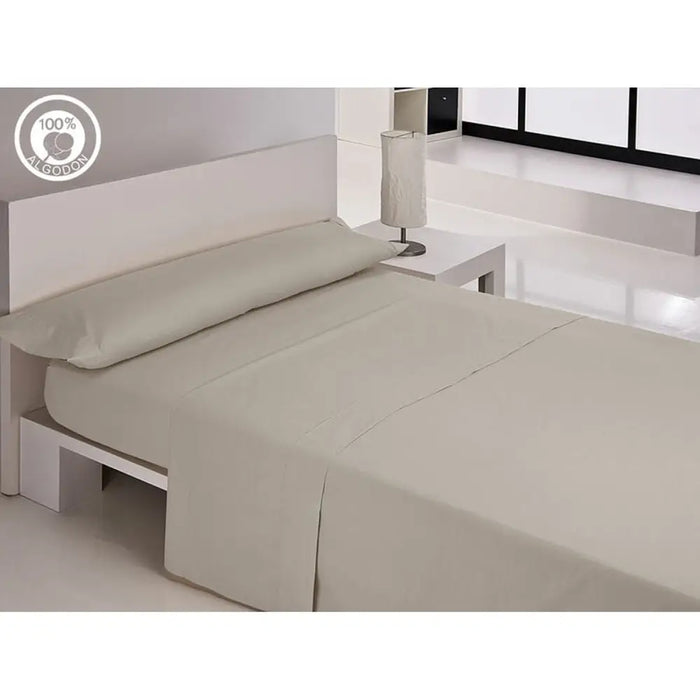 Комплект Чаршафи Hosteline IRIS PREMIUM Сив перлен 90 легло