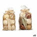 Комплект Декоративни Топки Gift Decor 6 6 Бял Кафяв 22 x 40