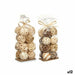 Комплект Декоративни Топки Gift Decor 9 9 Бял Кафяв 8 x 22